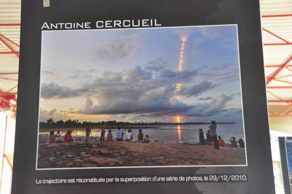 Lançamento do Ariane V, no Centro Espacial em Kourou - Guiana  Francesa